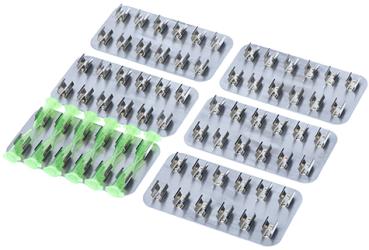 6 Clip-Platten für 12 Röhren je 10–13 mm