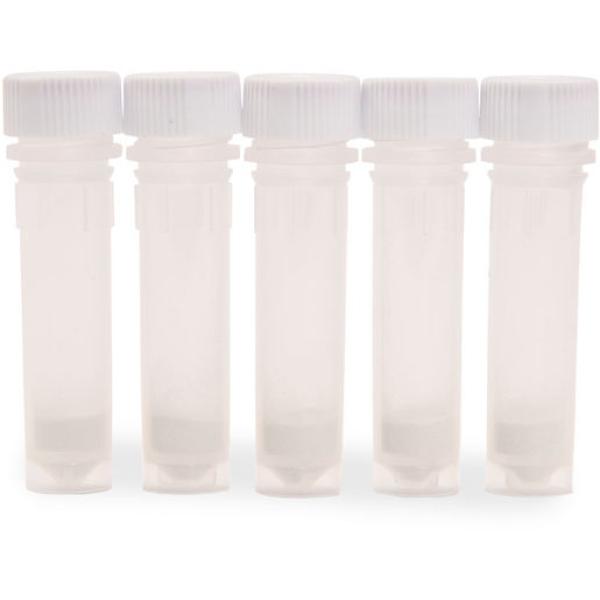 2mL Reagenzgl., Weiß, Bakt., 100/Box
